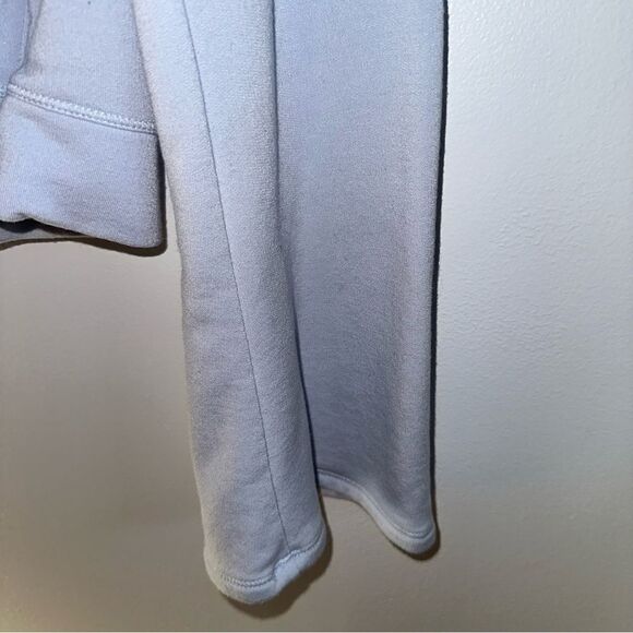 CALIA by Carrie Underwood Gray Ombre Long Bell Sleeve Zip-Hem Sweatshirt - Picture 5 of 10